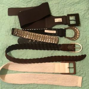 Belts various styles all small medium